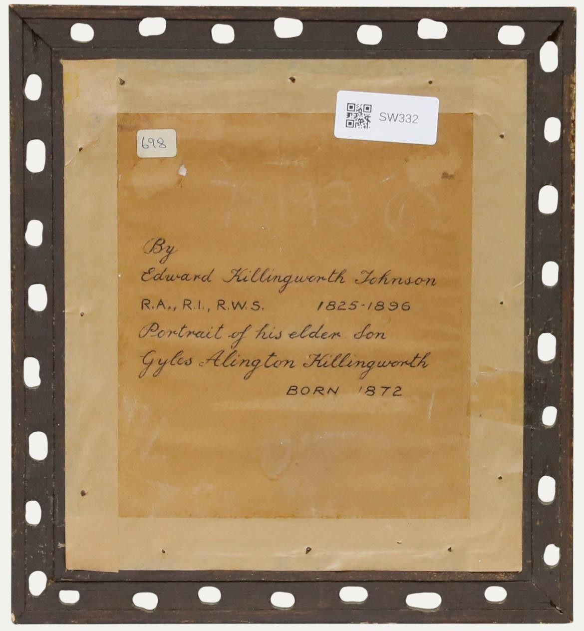 Edward Killingworth Johnson Rws (1825 1896) Oil, Christening Gown photo for sale