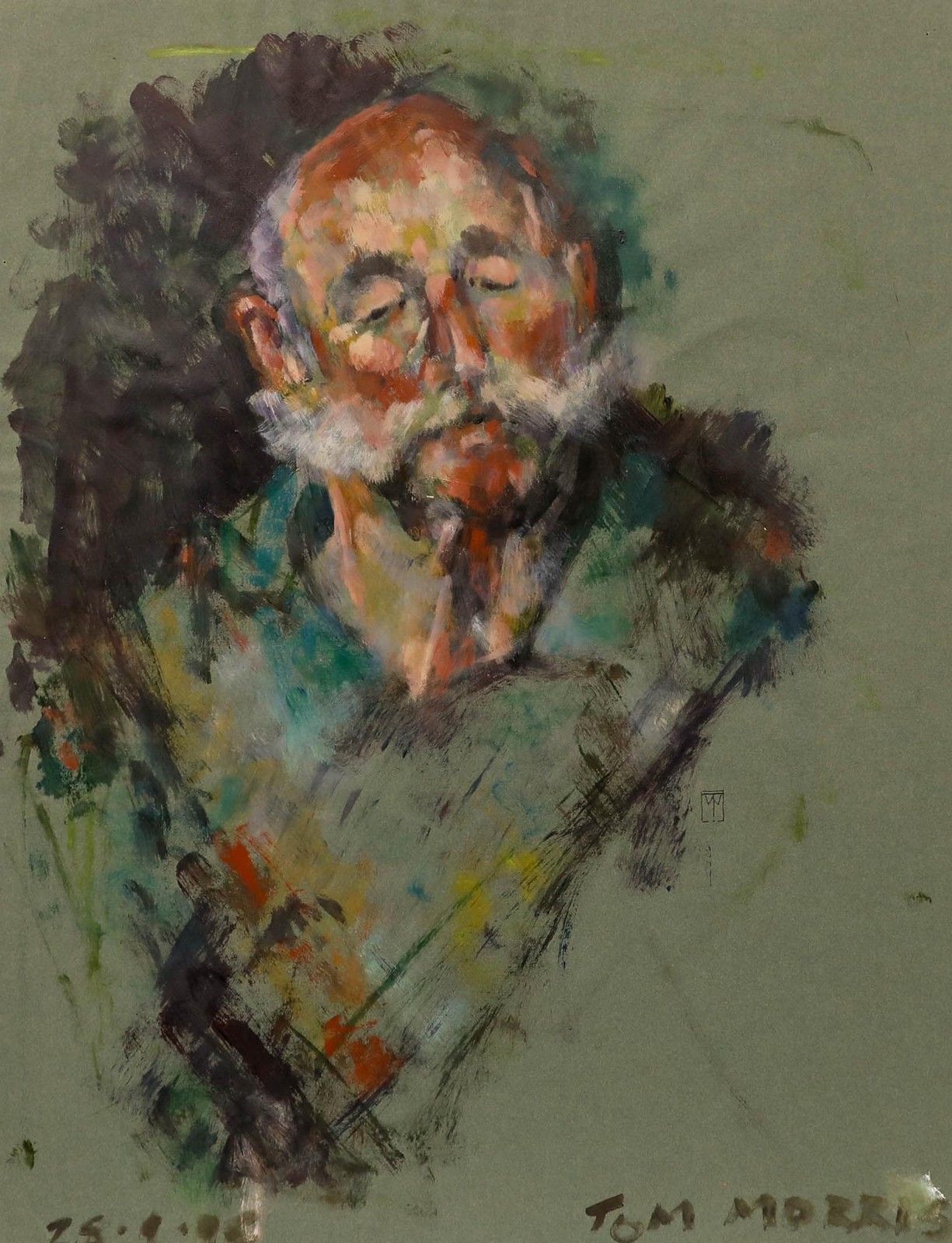 Wendy Trinder (1942 2020) 1998 Oil, Tom Morris photo furniture