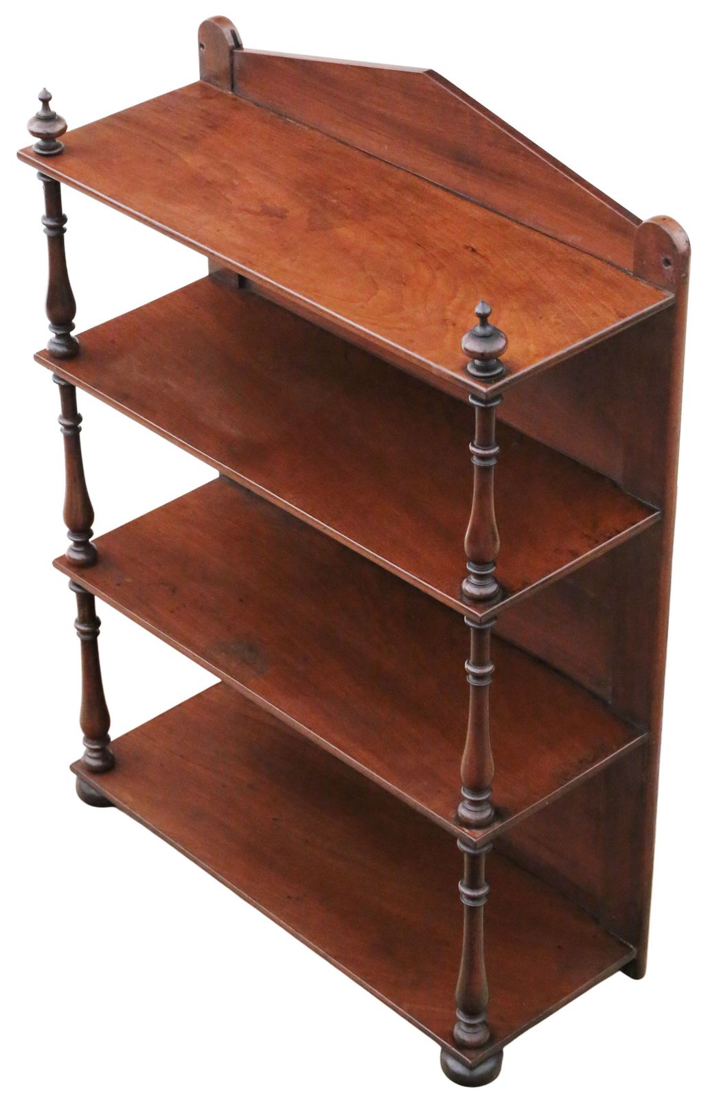 Antique 19th Century Victorian Mahogany Floor Or Wall Shelves / Bookcase – Fine Quality Display photo Furniture