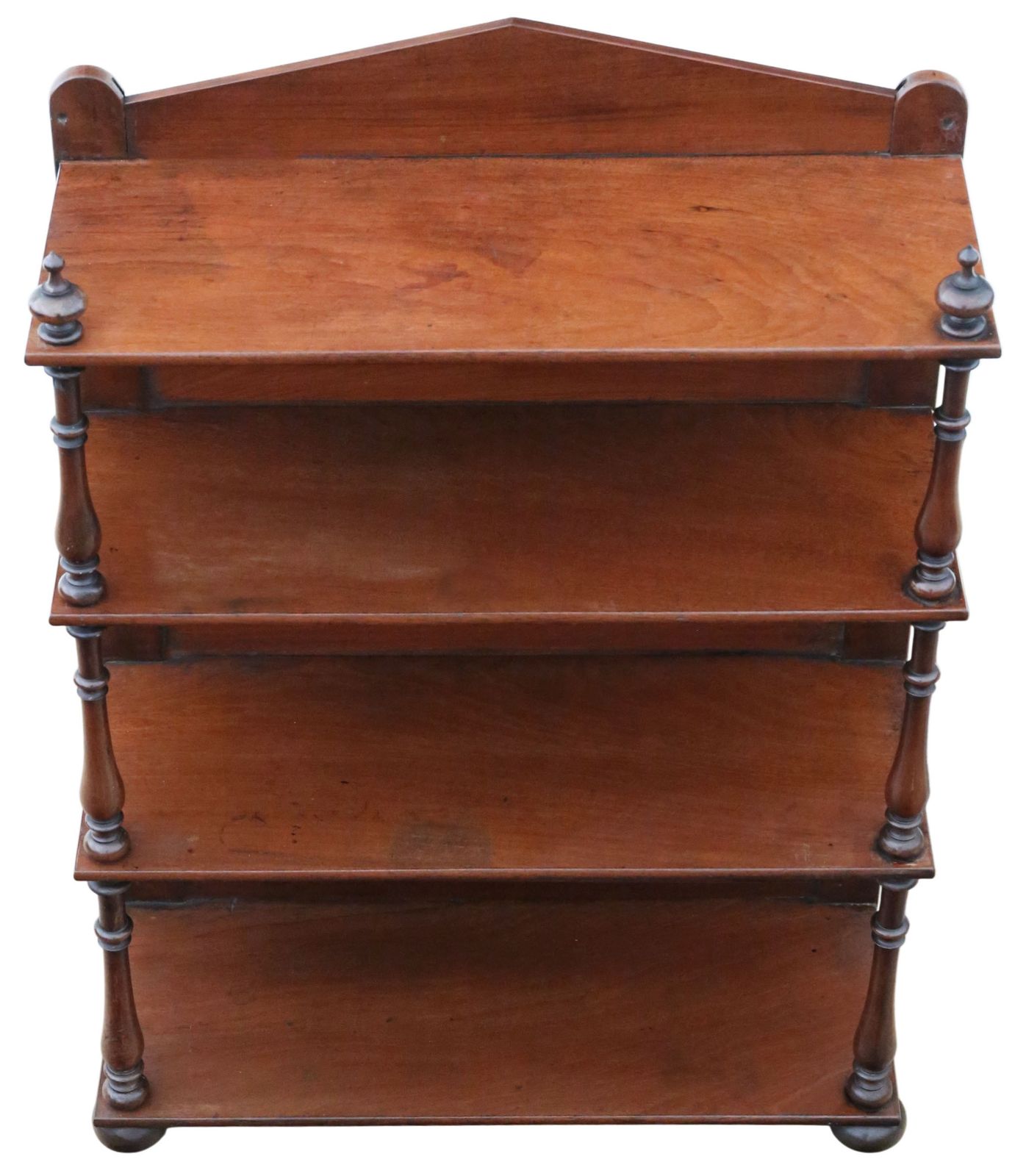 Antique 19th Century Victorian Mahogany Floor Or Wall Shelves / Bookcase – Fine Quality Display photo 995.0