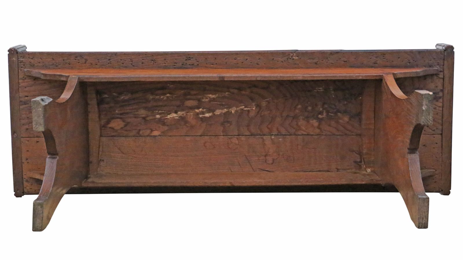 Antique 19th Century Arts & Crafts Decorative Oak / Elm Window Seat – Fine Quality photo buy