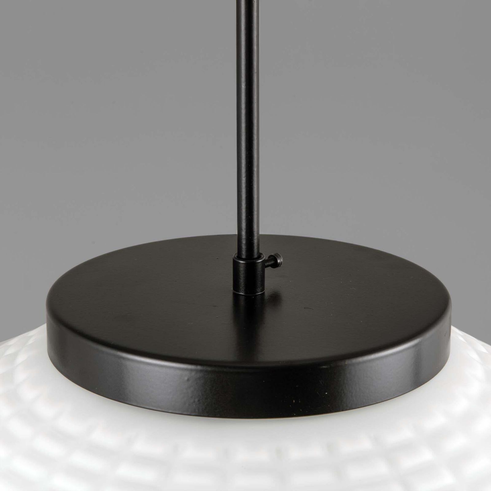 Large Vintage Opaline Glass Pendant Light, Prague, Czechoslovakia, Late 1970s photo 581.0