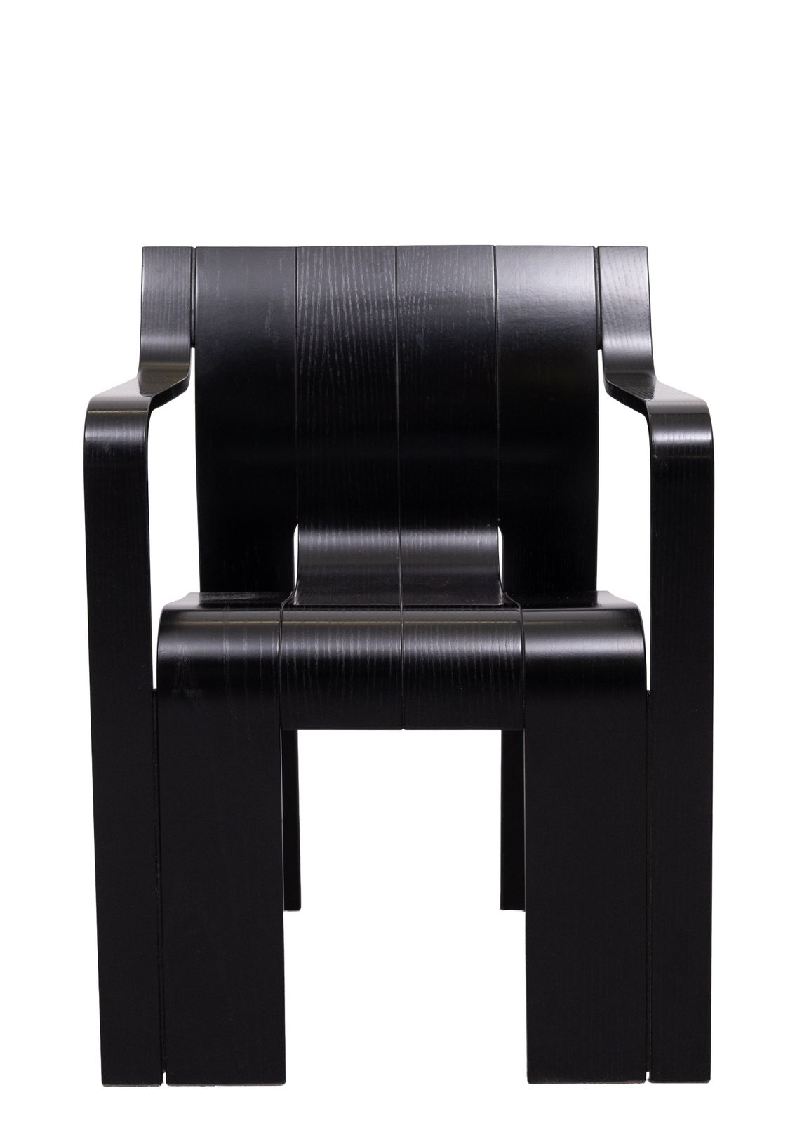 Meubels Gijs Bakker Strip Stoelen Met Armleuningen, Jaren 1970, Nederland photo