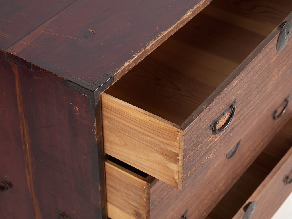 Antique Japanese Tansu Chest Of Drawers – Meiji / Taishō Period (C.1868 1926) #29 photo Furniture