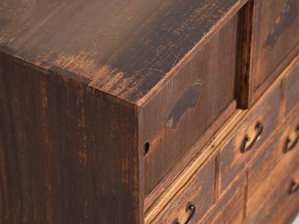 Antique Chest Of Drawers With Sliding Door – Taishō / Showa Period (C.1920 1945) #92 photo for sale