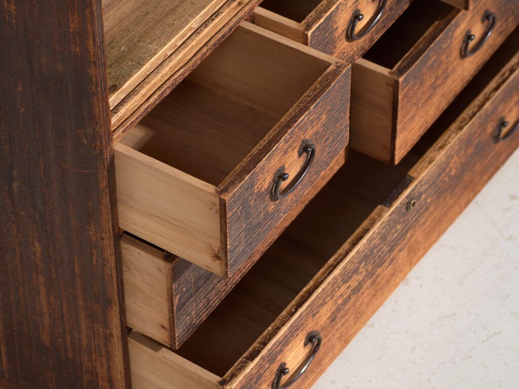 Antique Chest Of Drawers With Sliding Door – Taishō / Showa Period (C.1920 1945) #92 photo 1156.0