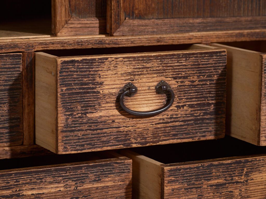 Antique Chest Of Drawers With Sliding Door – Taishō / Showa Period (C.1920 1945) #92 photo vinterior