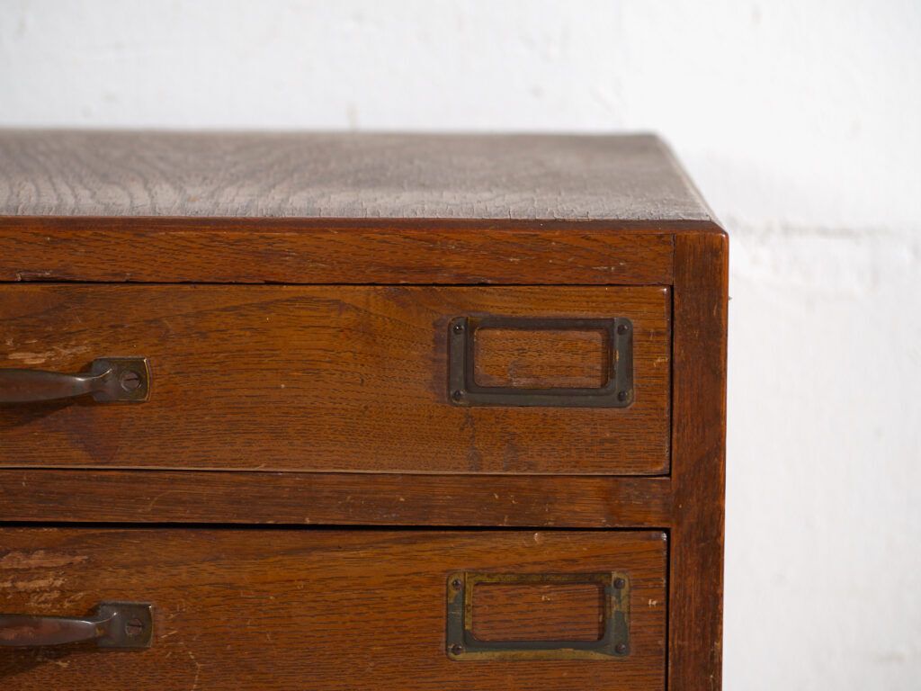 Small Antique Japanese File Cabinet – Showa Period (C.1945 1970) #2 photo vinterior