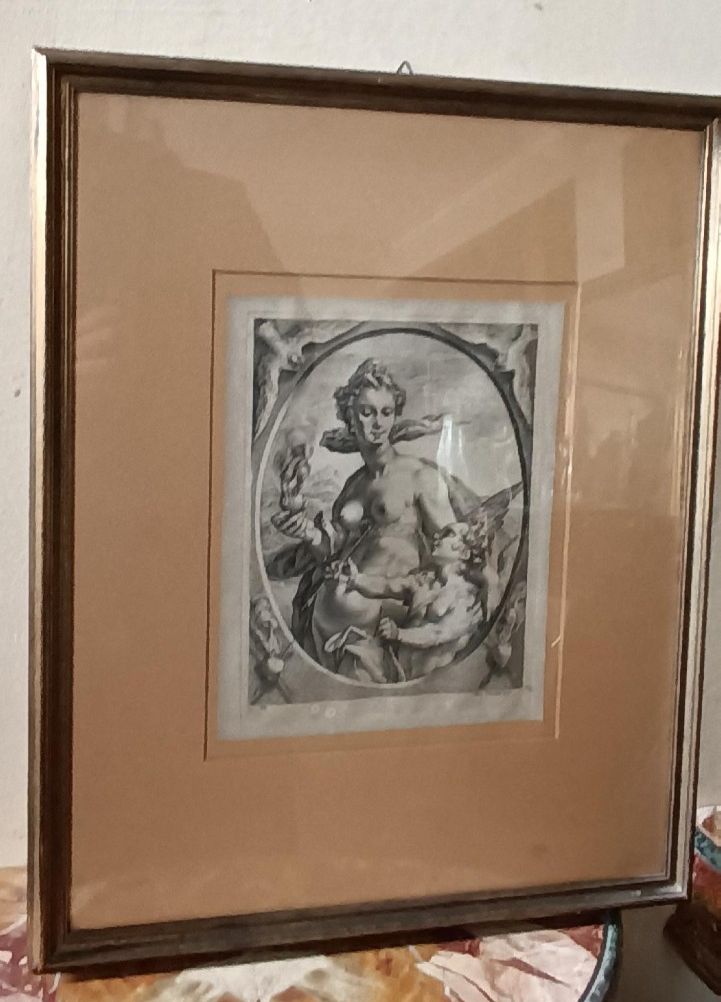 Engraving Vincenzo Vangelisti (1740 1798) By Goltzius, Hendrick photo Art
