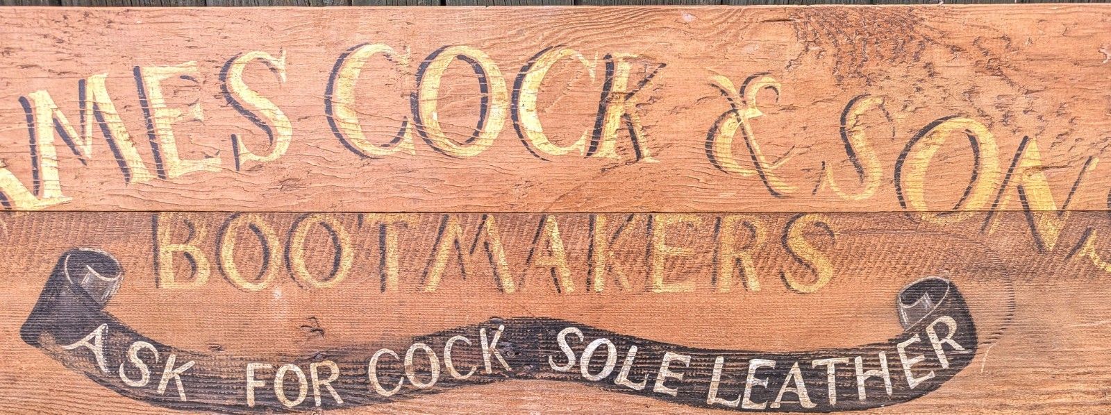 photo furniture Vintage Hand Painted Art J Cock & Sons Delivery Available 0264.