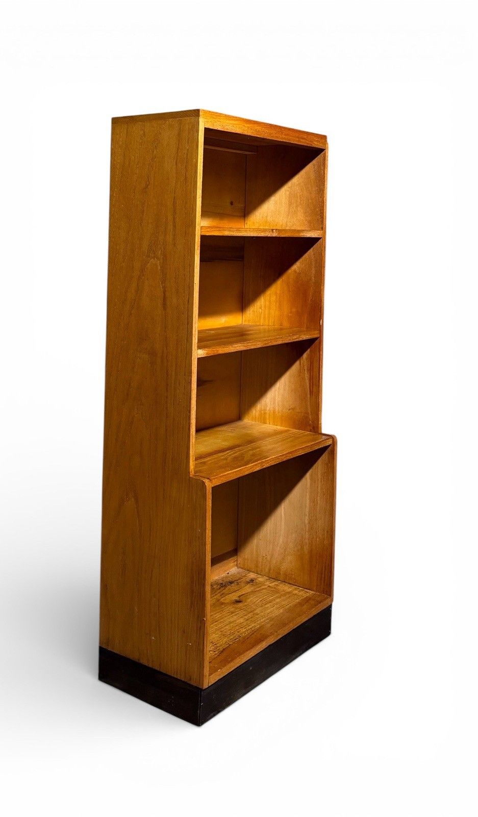 Vintage Golden Oak Old School College Bookcase Lab Bookcase C1950s