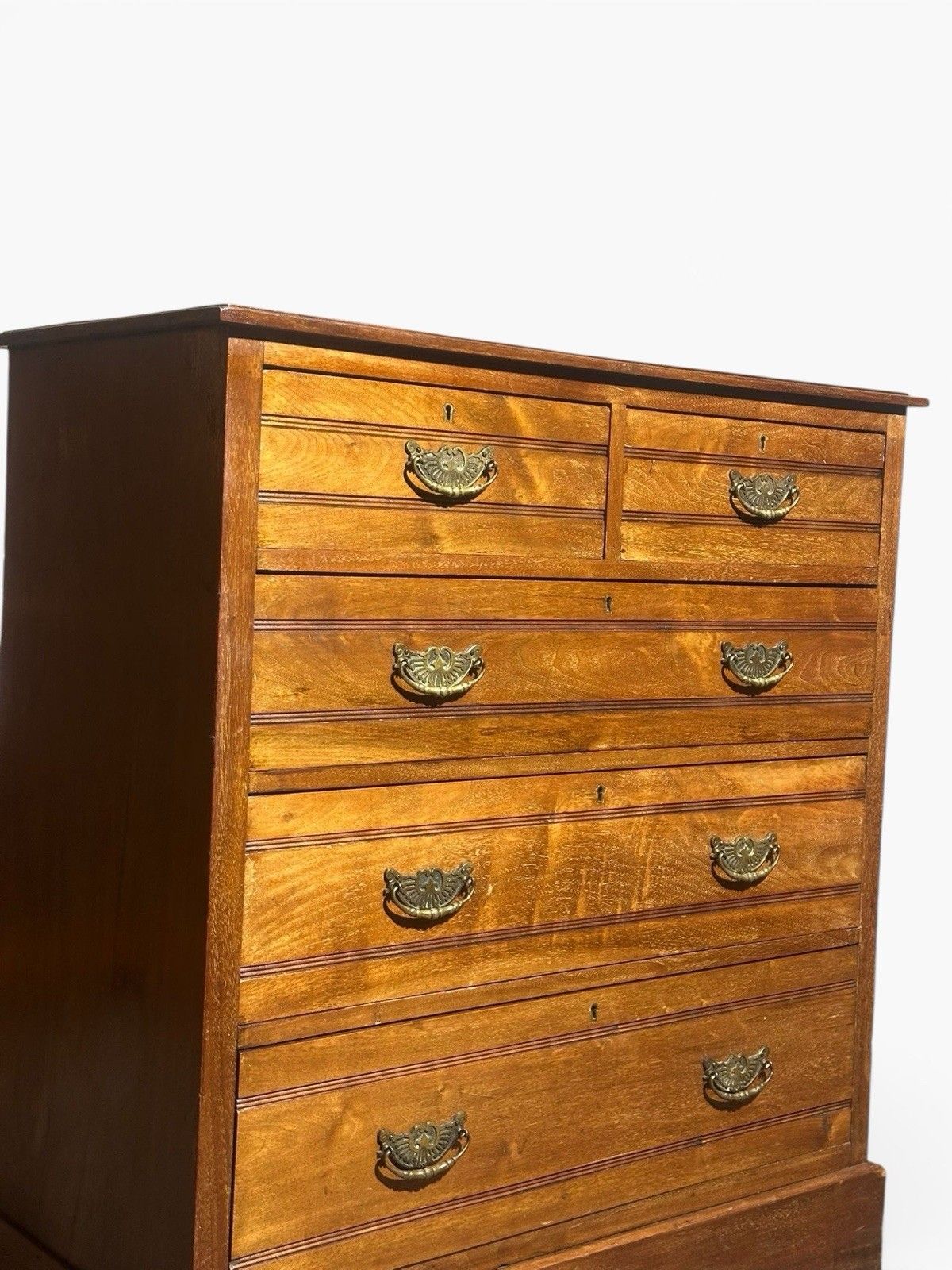 Antique Walnut Chest Of Drawers C1910 Superior Quality photo for sale