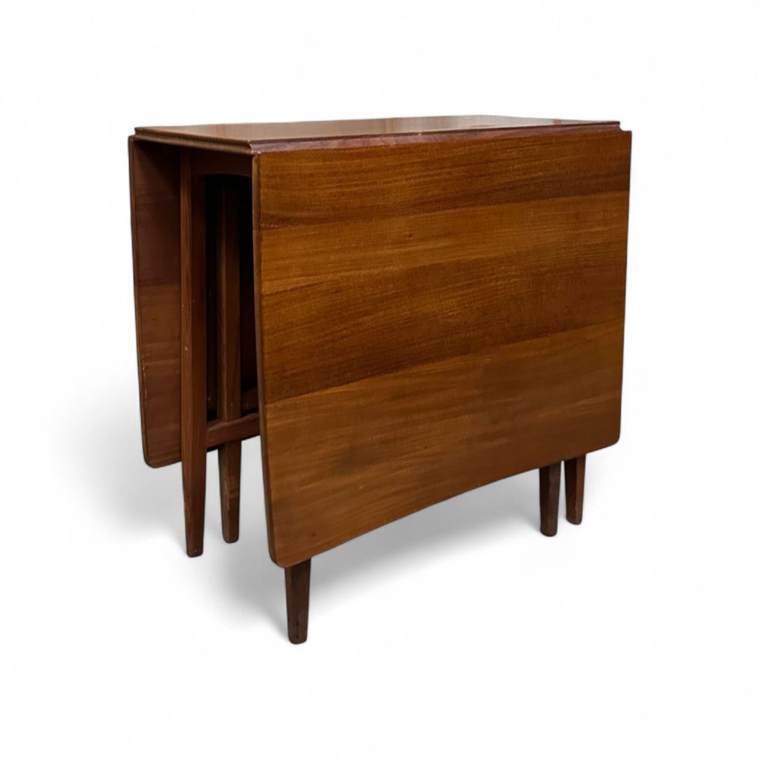 Walnut  Dining Table Drop Leaf Mid Century Retro C1960s photo furniture