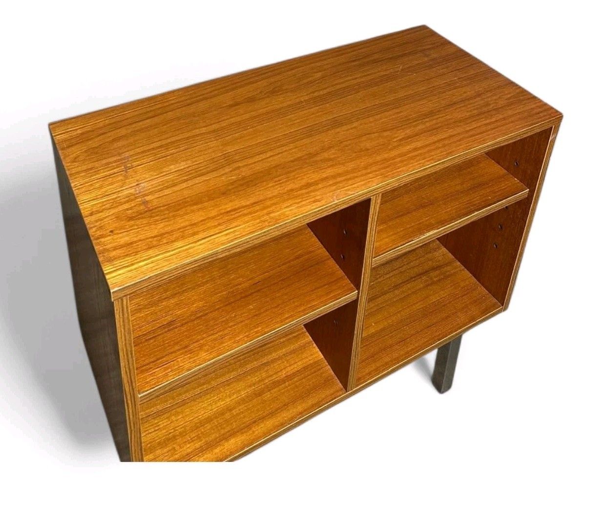 Teak Bookcase Cabinet Media Unit Mid Century Retro C1960s photo for sale