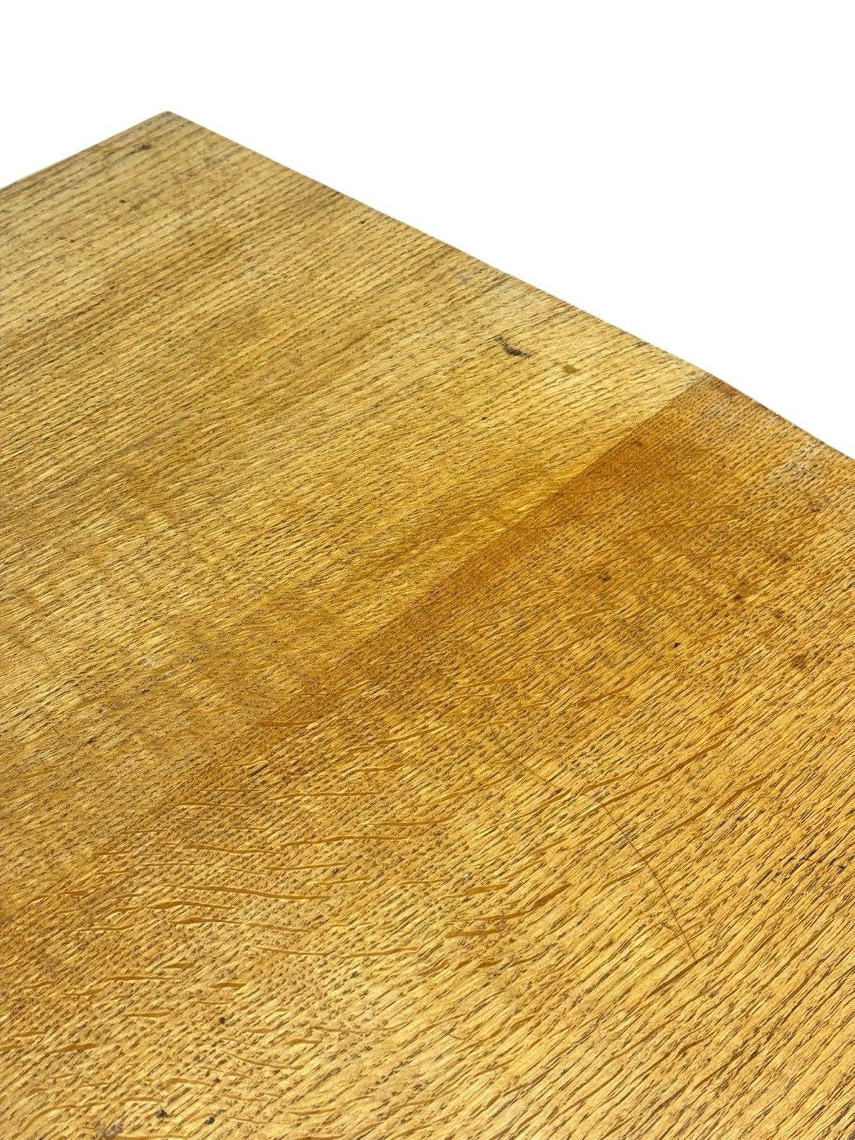 Arts And Crafts Golden Oak Refectory Table Dining Table Cotsworld School C1920s photo vintage