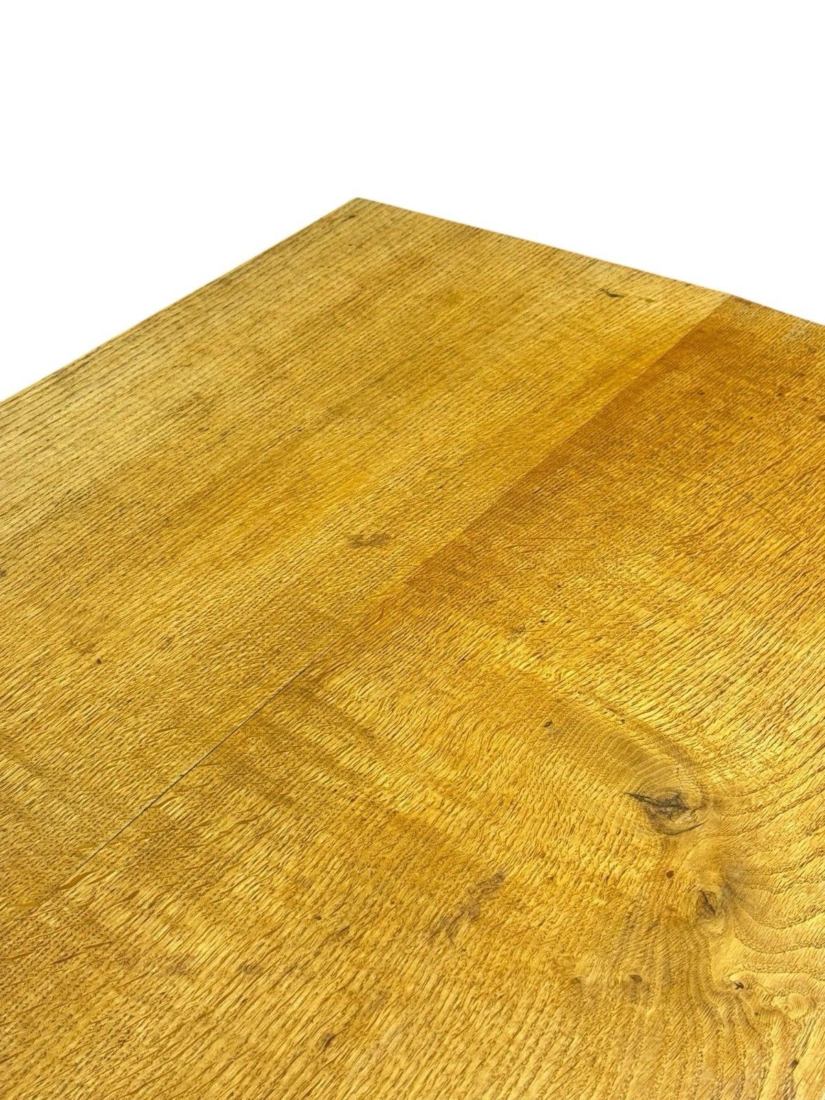995.0 Arts And Crafts Golden Oak Refectory Table Dining Table Cotsworld School C1920s photo
