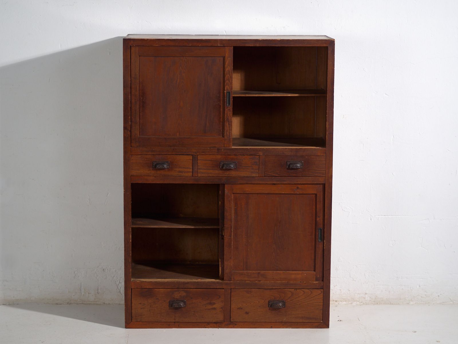 Antique Japanese Cabinet With Sliding Doors – Meiji Period (C.1900 1920) #67 photo 1967.0
