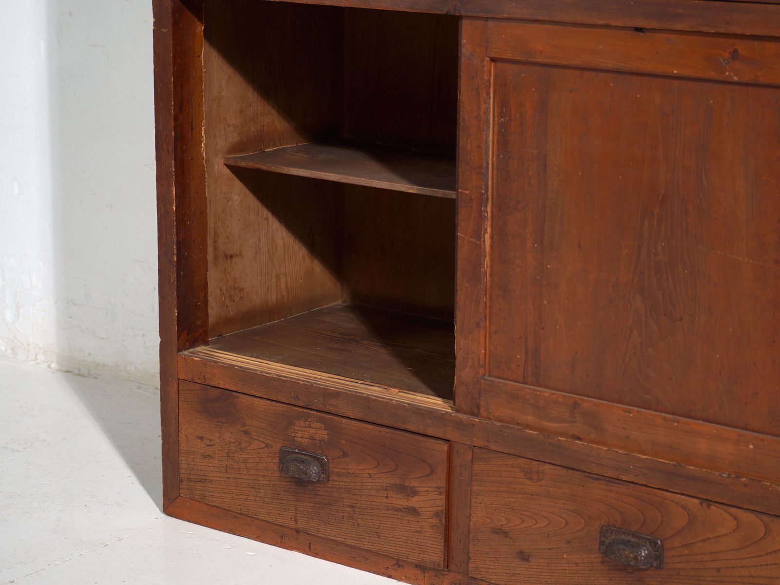 Antique Japanese Cabinet With Sliding Doors – Meiji Period (C.1900 1920) #67 photo vinterior