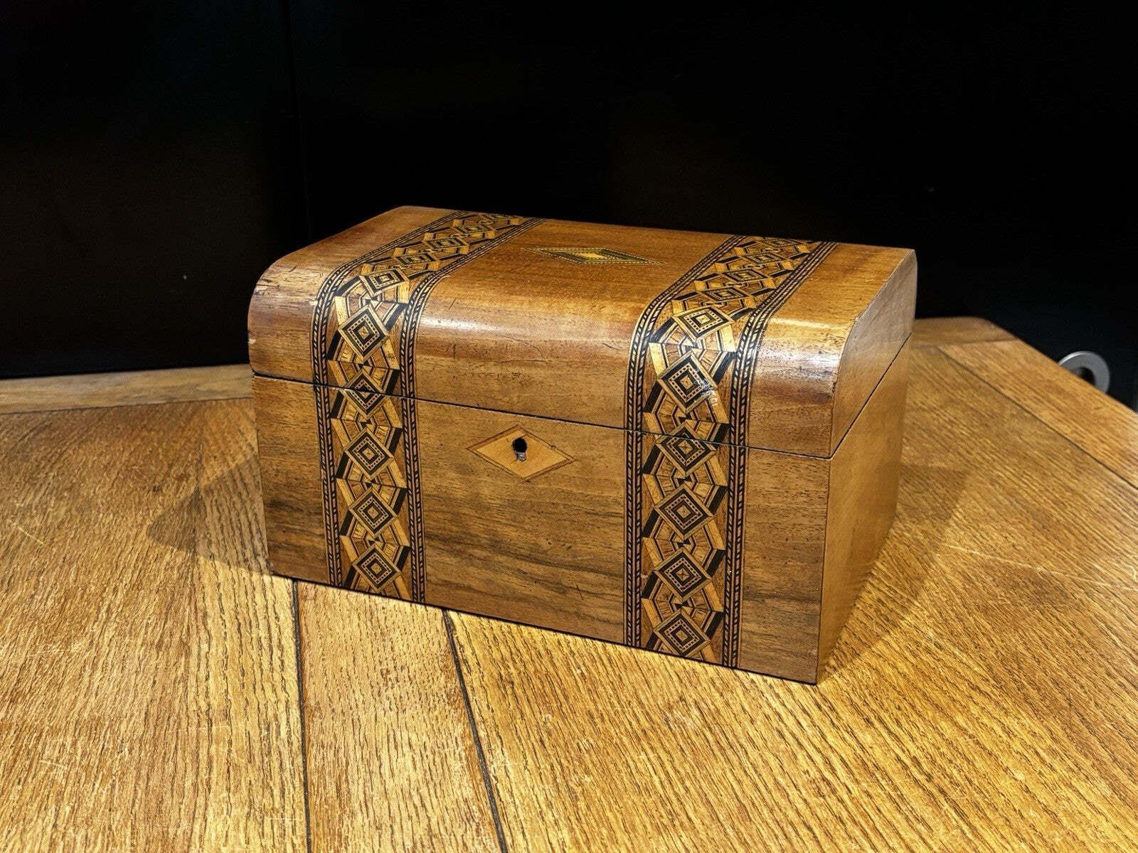 Victorian Tunbridge Ware Jewellery / Trinket Box photo furniture