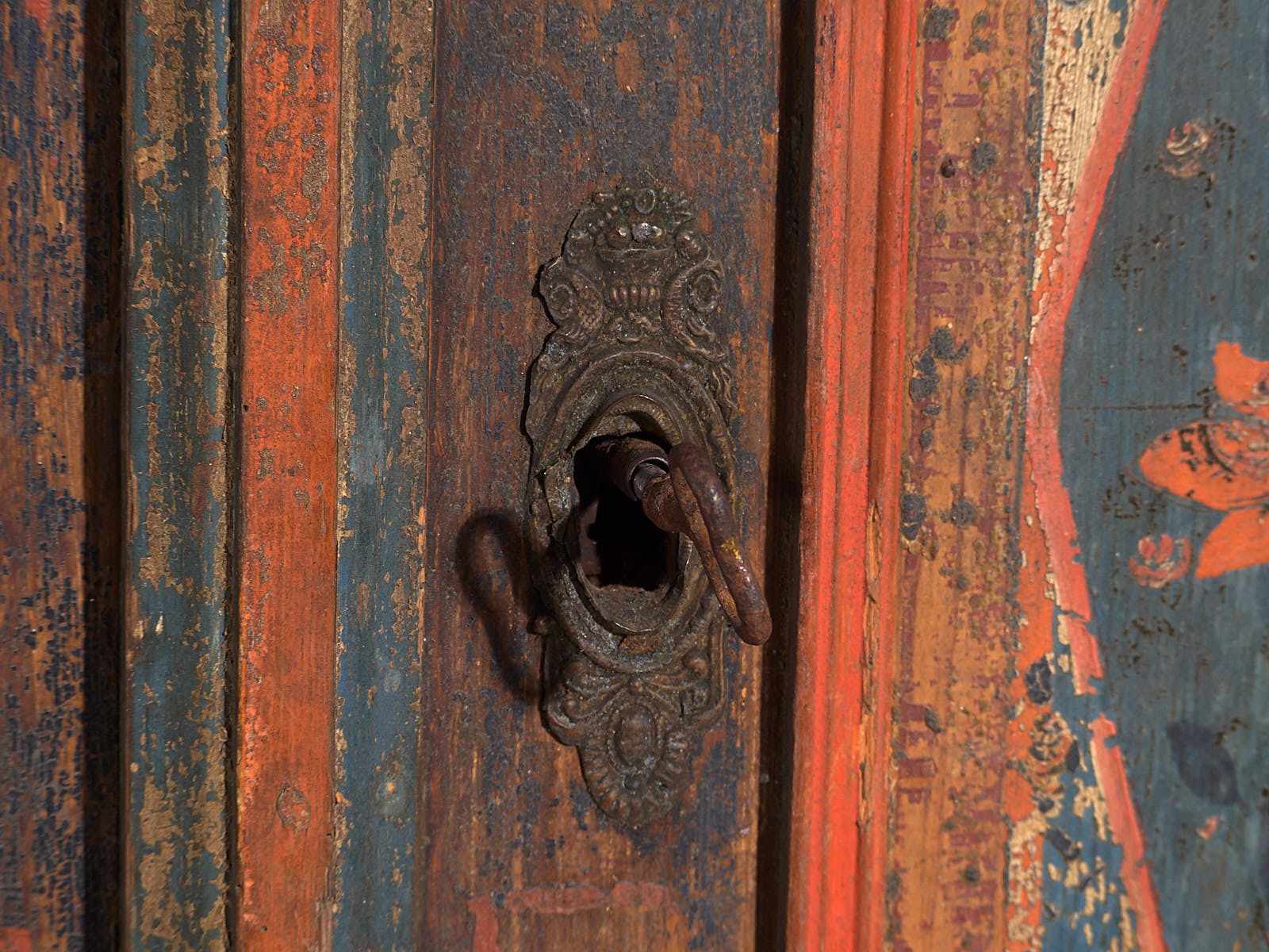 Austrian Painted Wardrobe – Late 18th – Early 19th Century (C.1780 1820) photo 7372.0