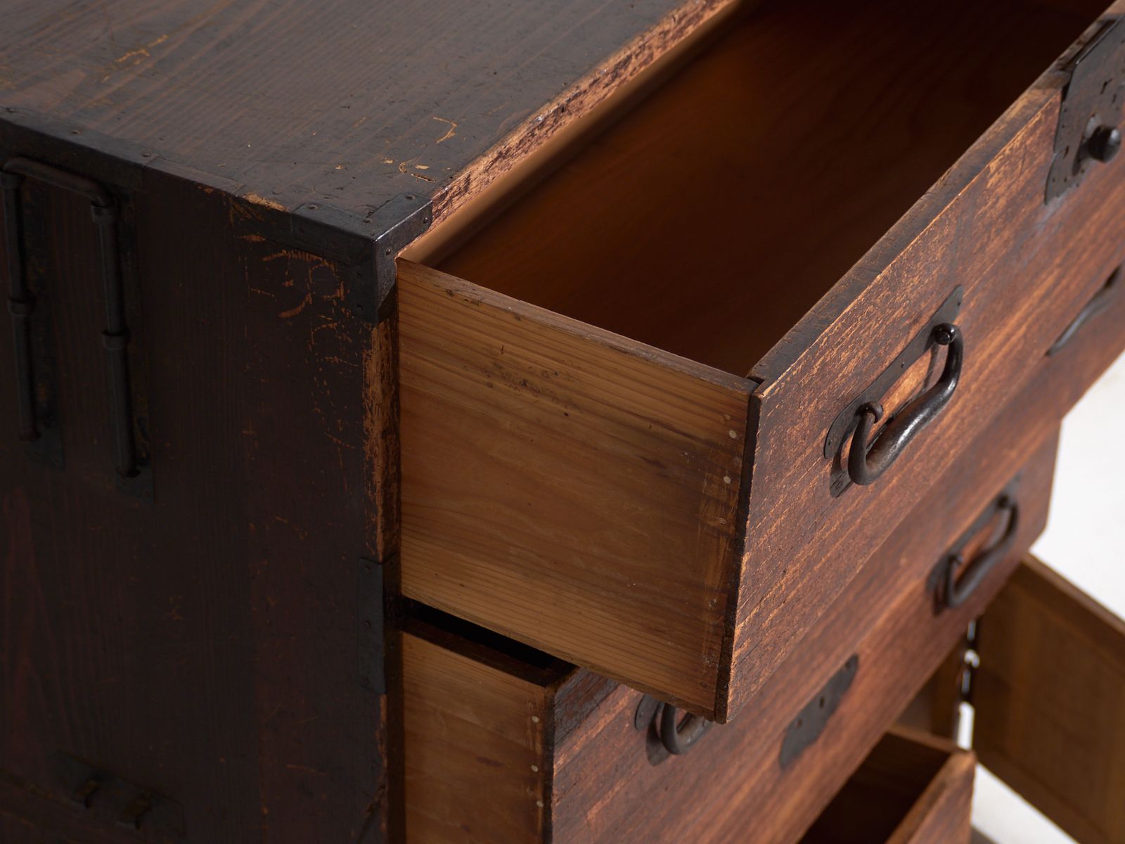 Antique Tansu Chest Of Drawers With Small Door – Meiji / Taishō Period (C.1868 1926) #33 photo 2721.0
