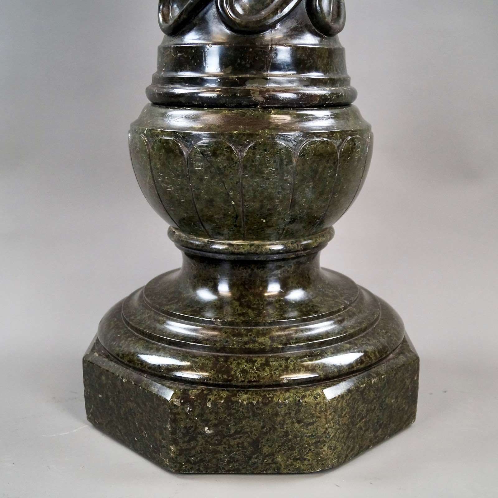 A French Mid 19thc Verde Antico Marble Column photo Home Decor