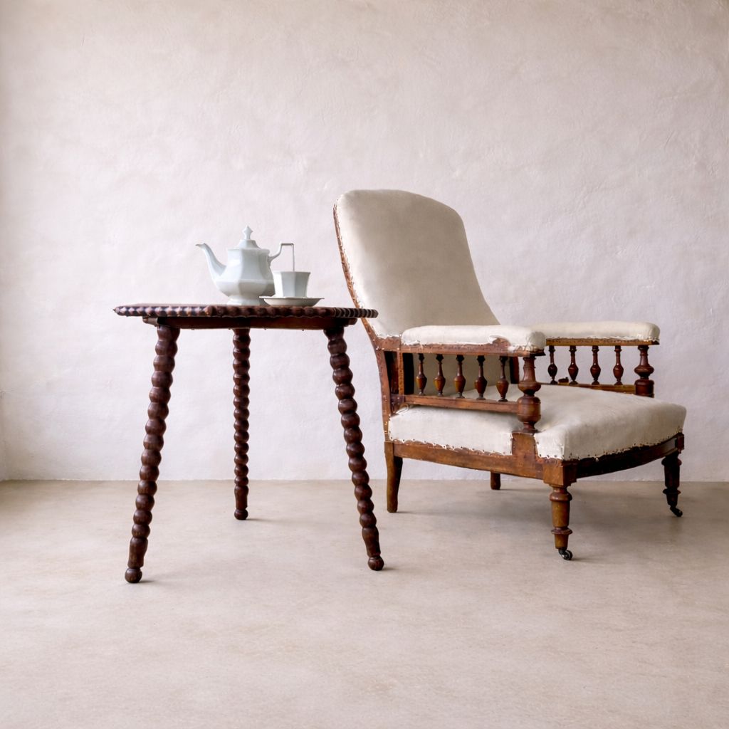C19th Bobbin Side Table, 1800s