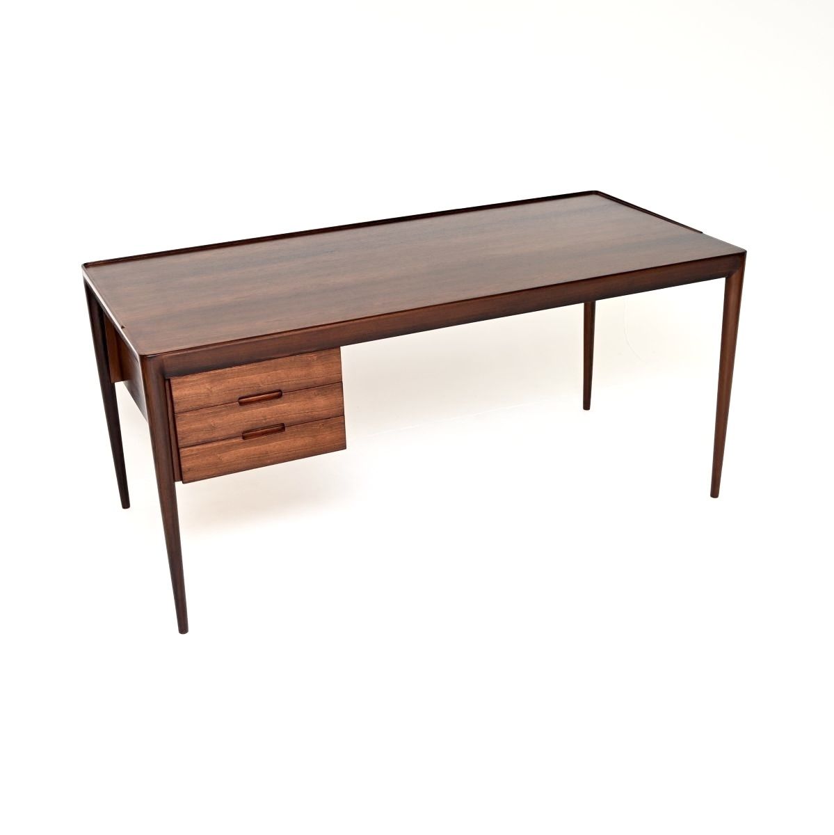 Danish Vintage Rosewood Model 36 Desk By Erik Riisager Hansen For Haslev