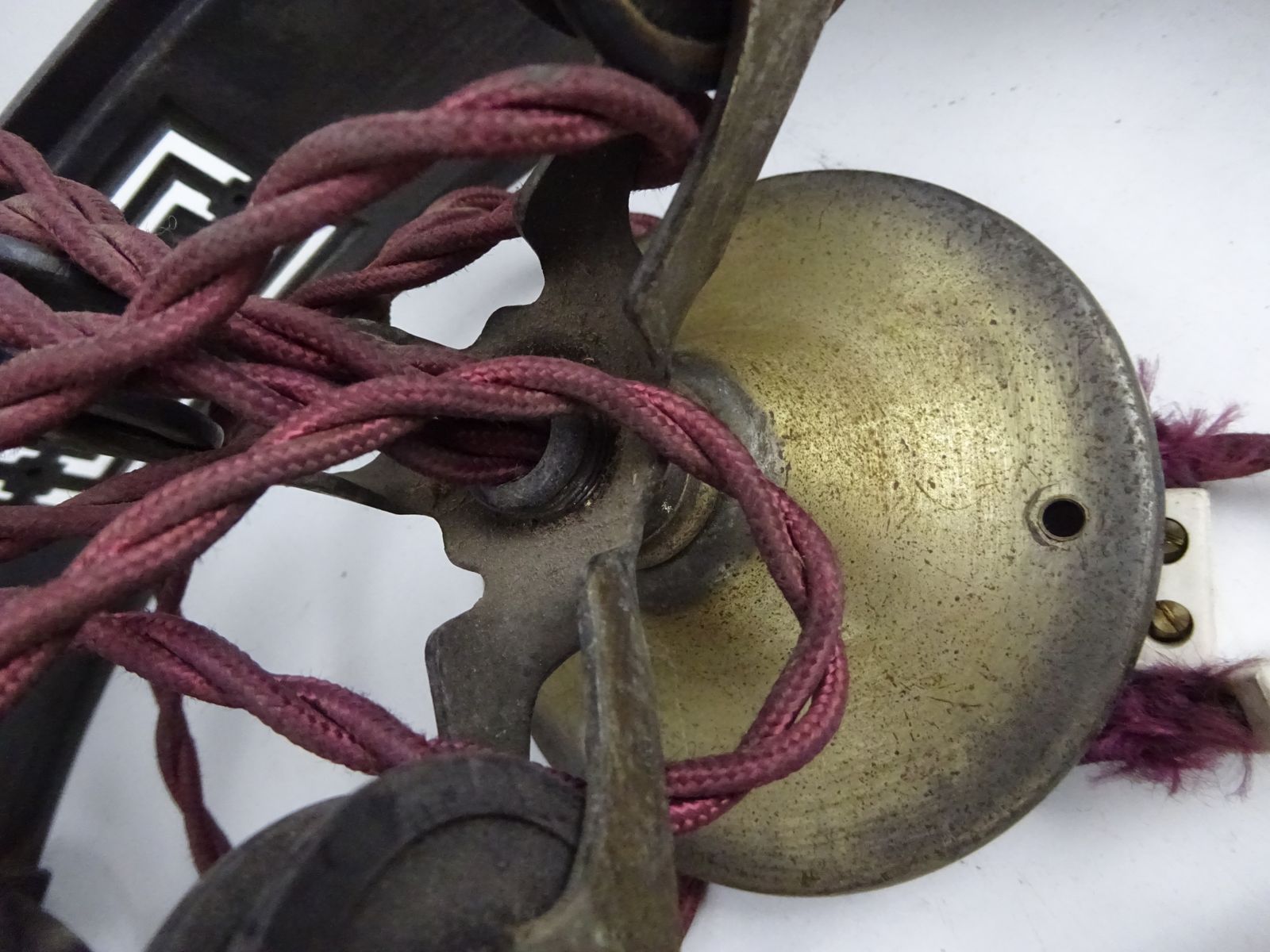 Lighting Edwardian Brass Rise And Fall Light Hoop For Restoration photo