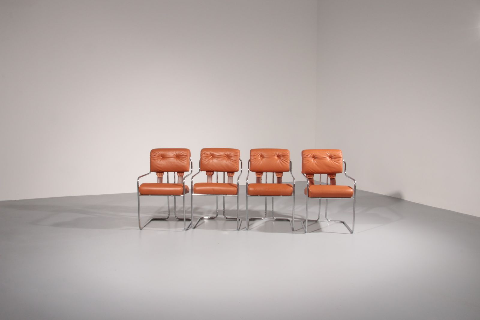 Italian Tucroma Chairs By Guido Faleschini For I4 Mariani, 1970 photo Furniture