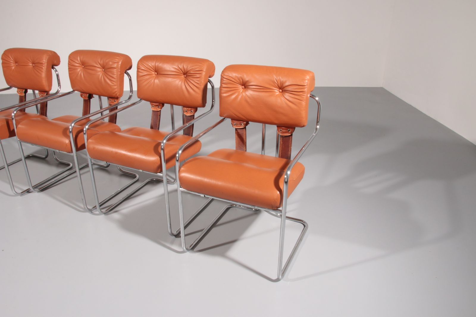 Italian Tucroma Chairs By Guido Faleschini For I4 Mariani, 1970 photo buy