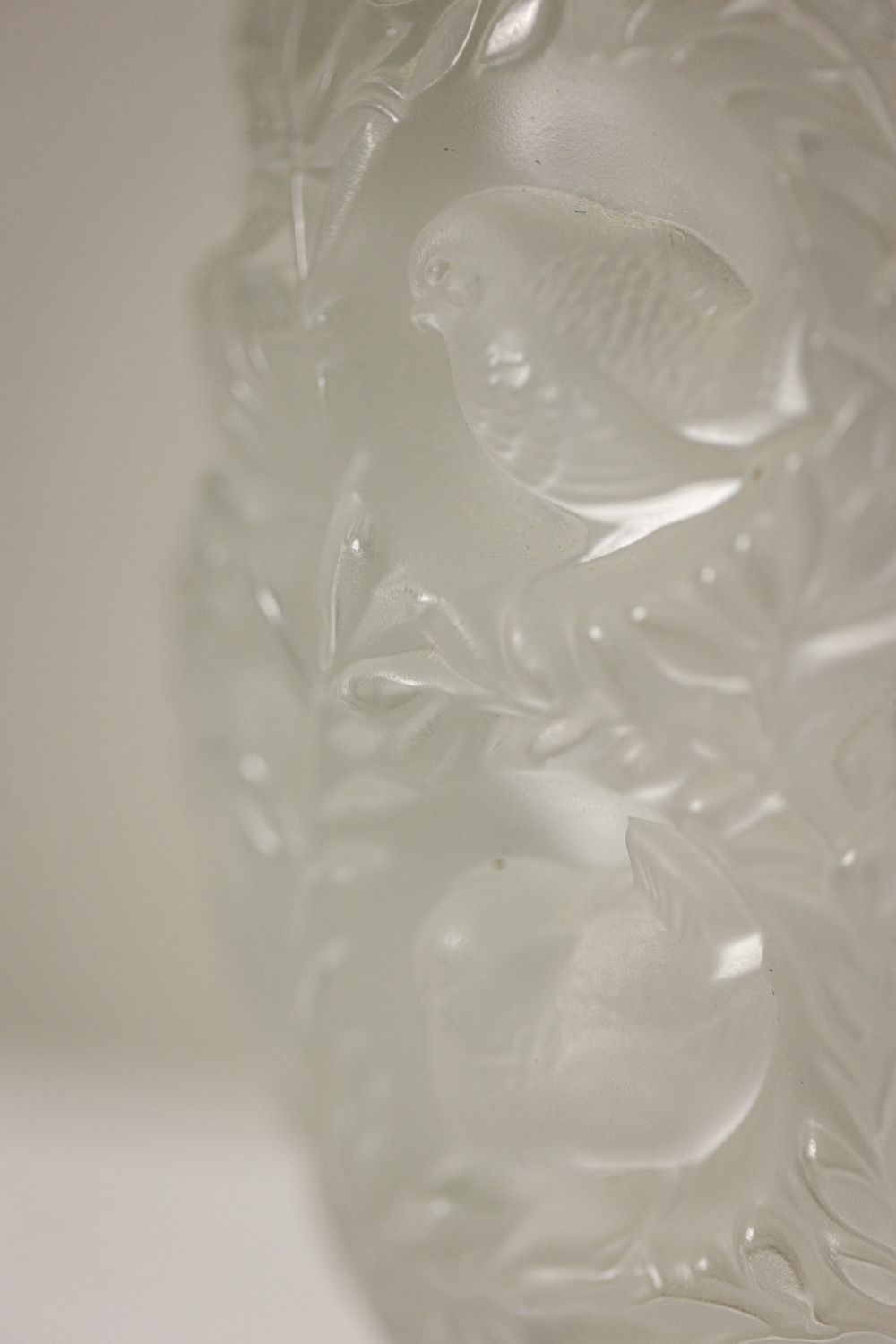 Lalique France. Crystal Vase. After 1978. photo Home Decor