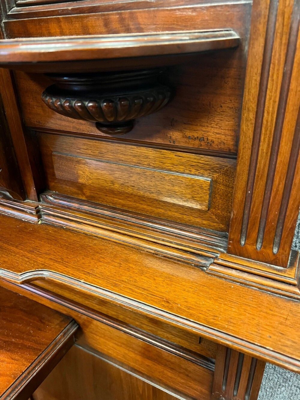 Impressive Good Quality Walnut Hall Stand photo for sale