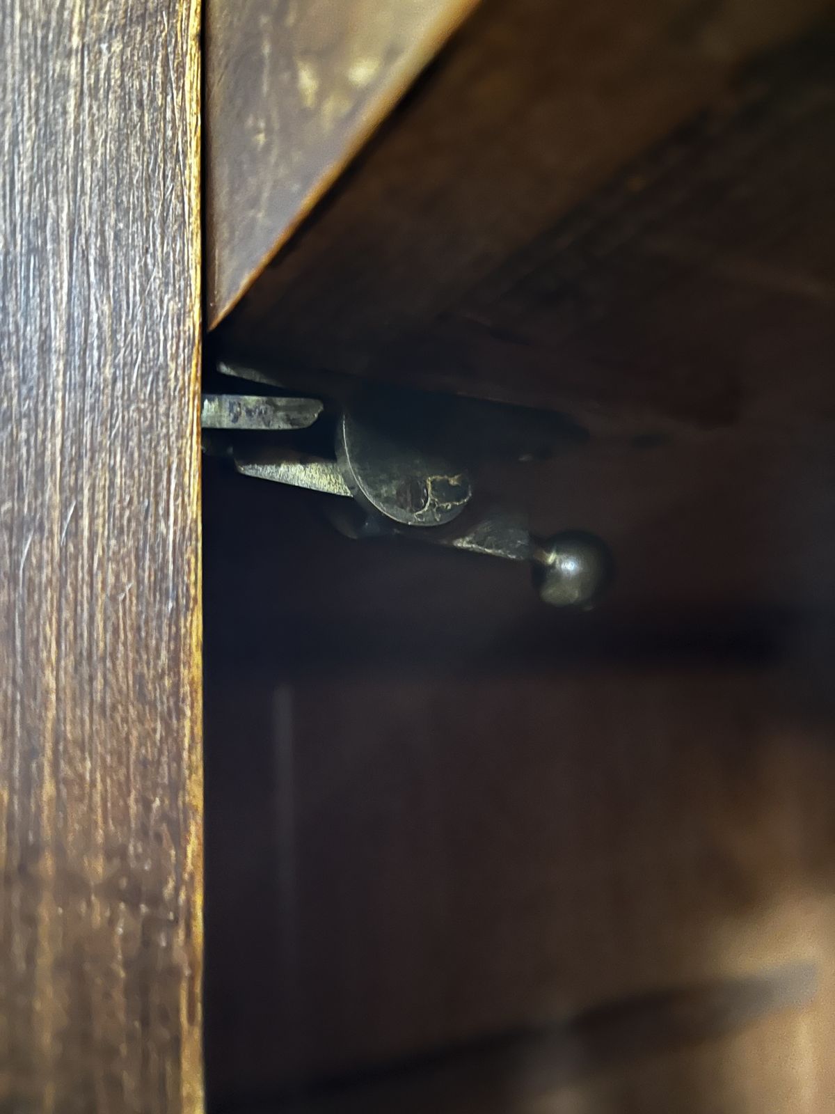 A Deep Victorian Aesthetic Movement Cupboard With Drawer photo furniture