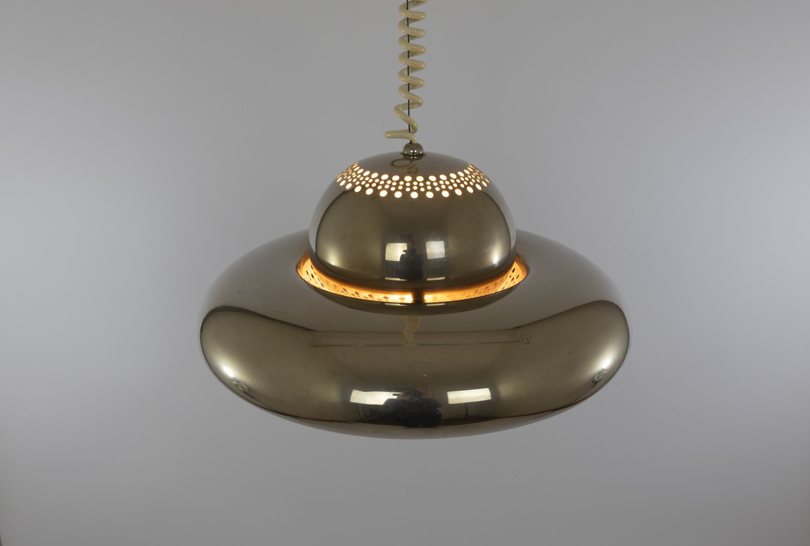 Nickel Fior Di Loto Pendant By Afra And Tobia Scarpa For Flos, 1960s