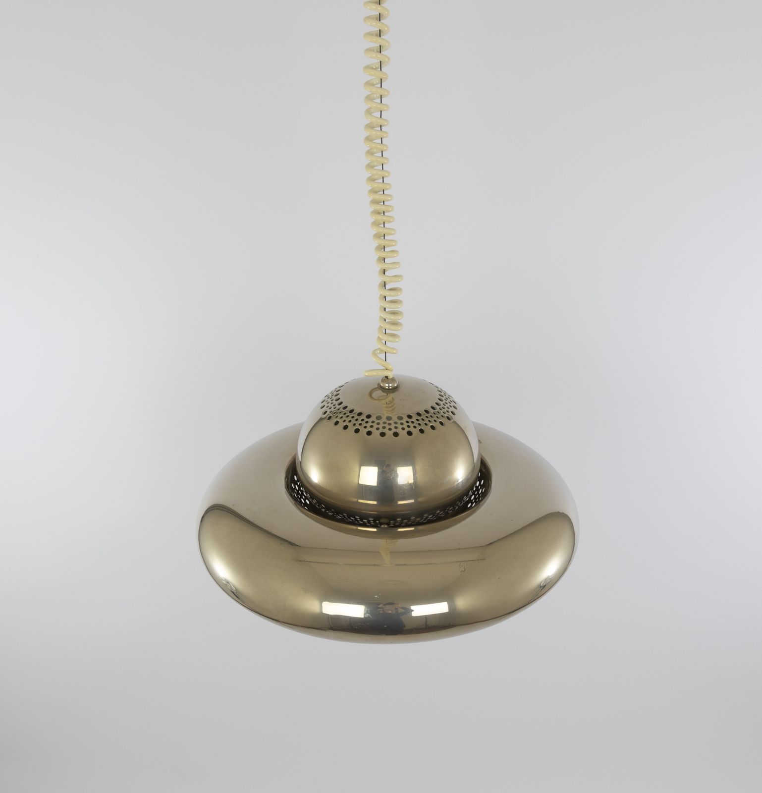 Nickel Fior Di Loto Pendant By Afra And Tobia Scarpa For Flos, 1960s photo buy