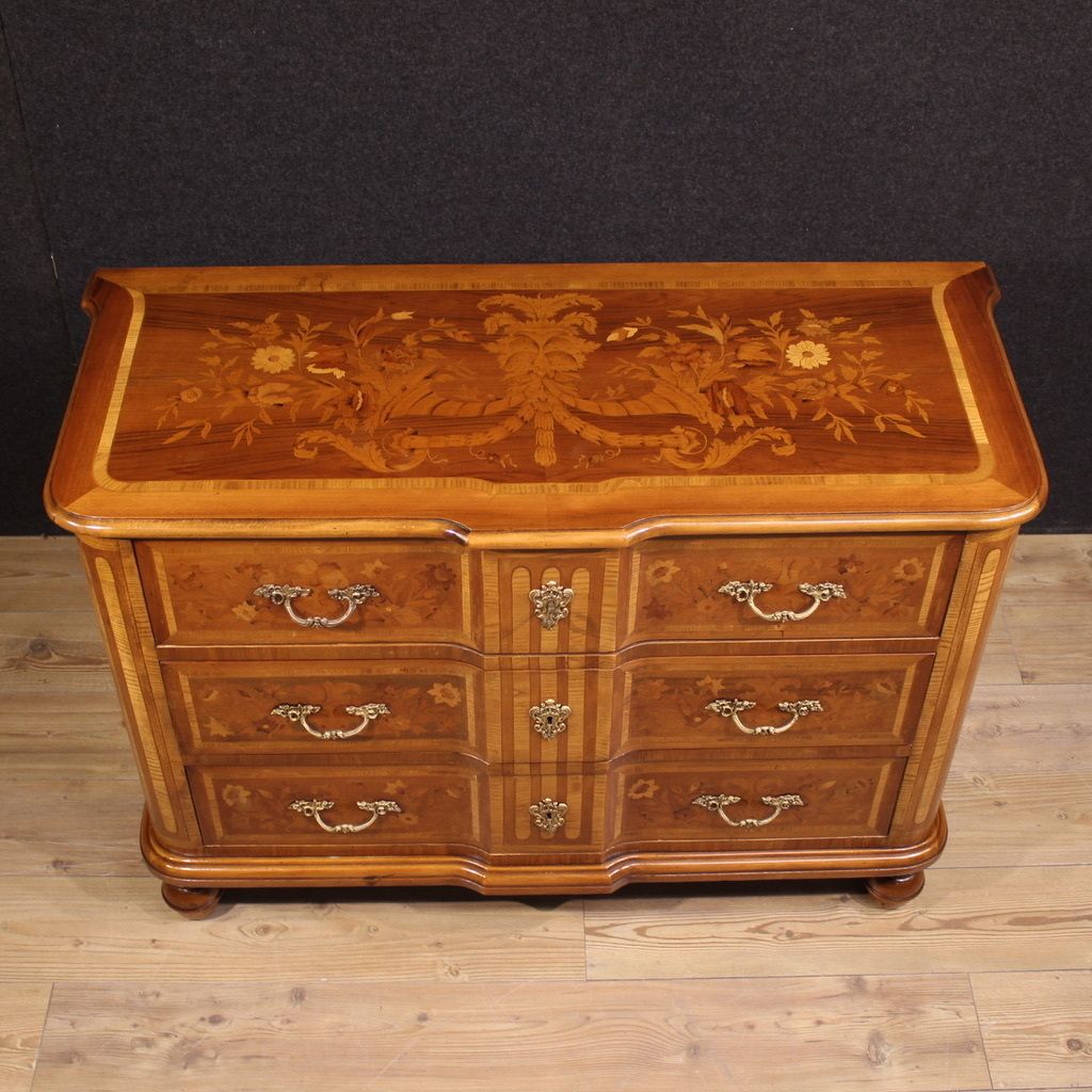 20th Century Italian Inlaid Chest Of Drawers photo vinterior