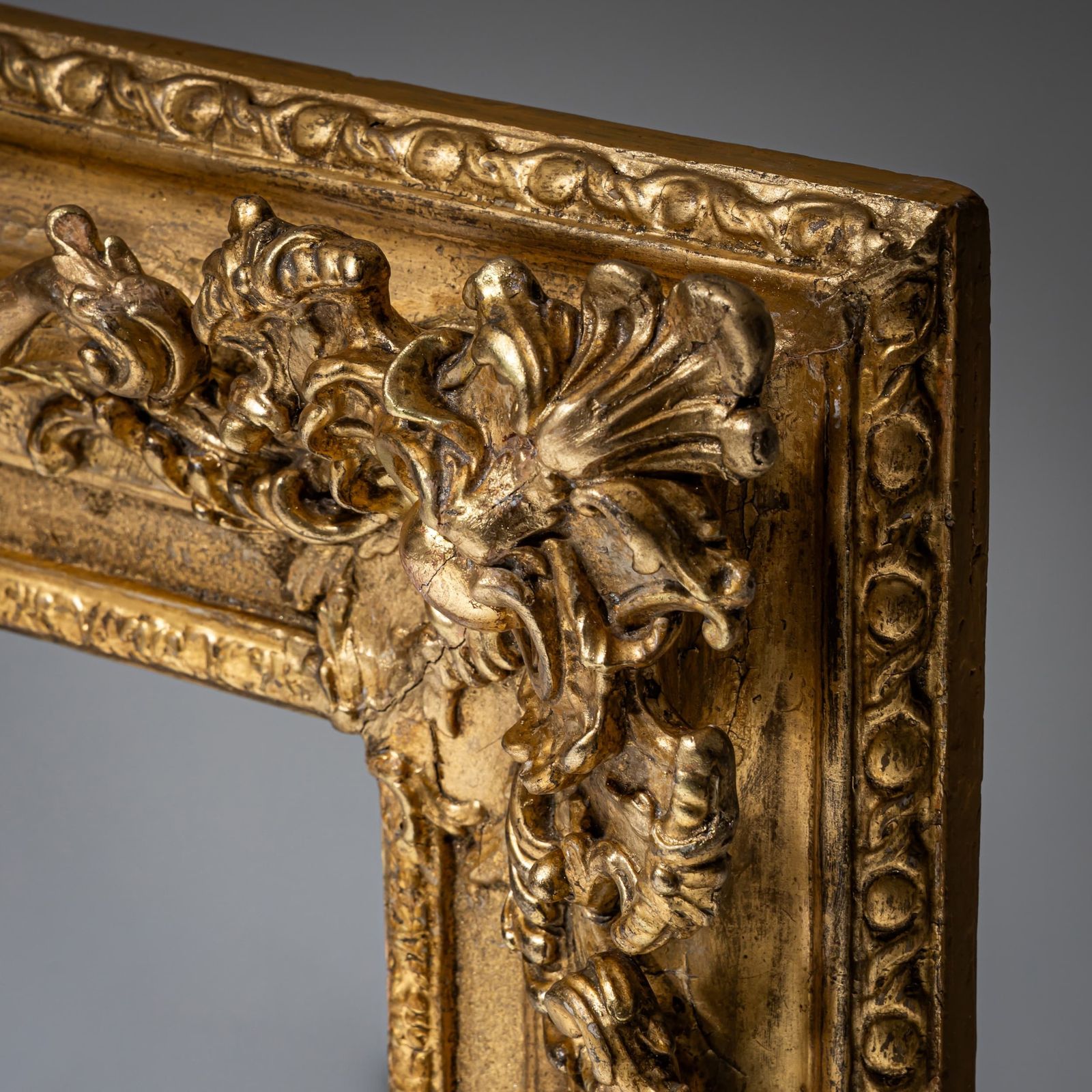 Gilt Louis XV Stucco Frame, France, 18th Century photo 3400.0