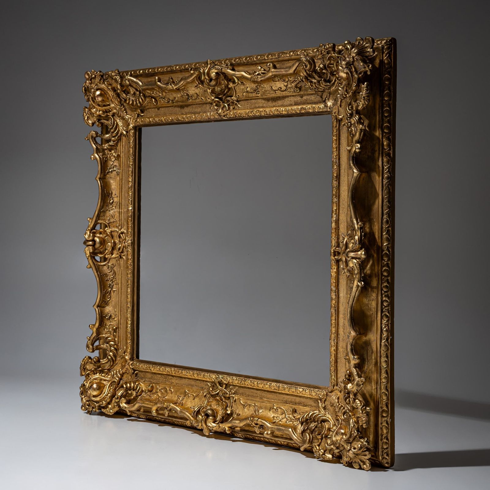 Gilt Louis XV Stucco Frame, France, 18th Century photo furniture
