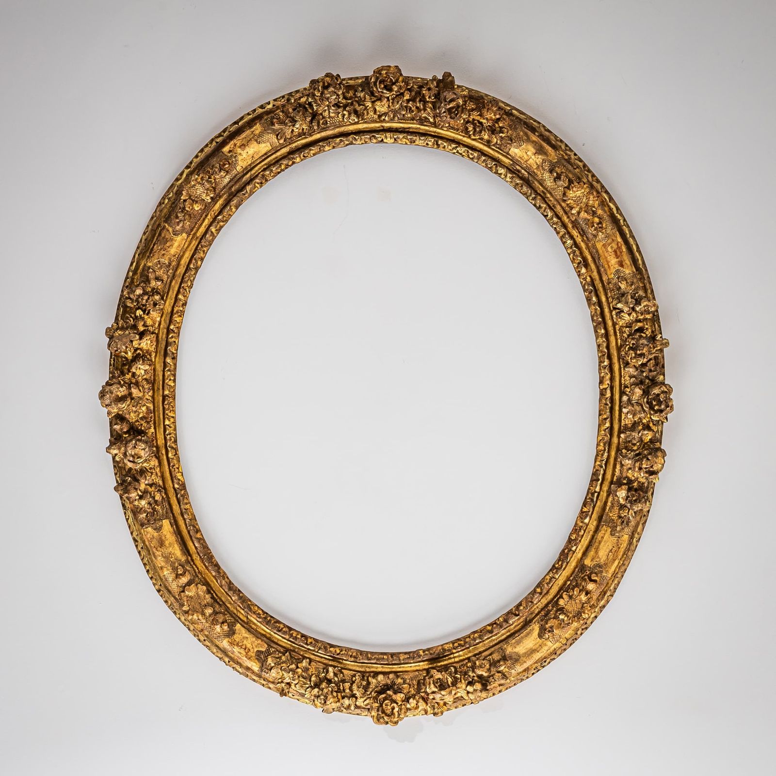 Oval Gilt Louis XV Stucco Frame, France, 18th Century photo furniture