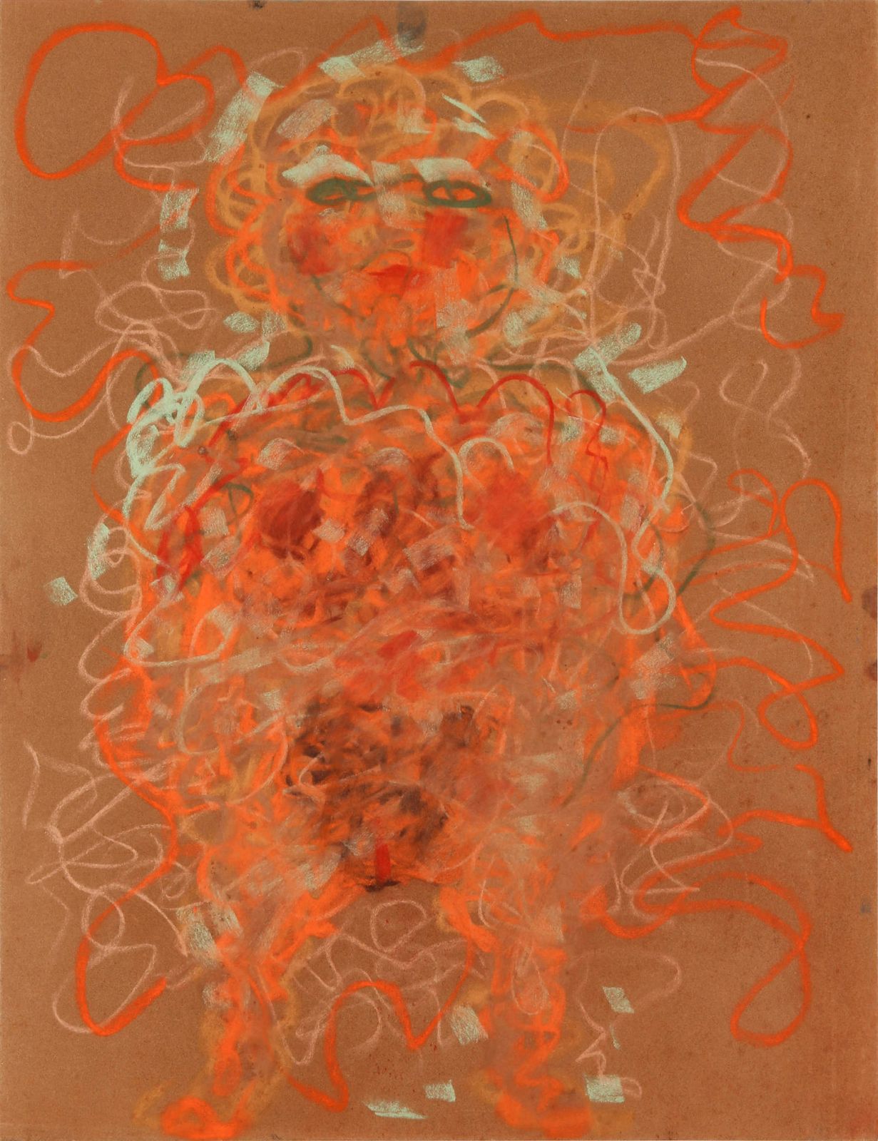 Wild Semi Abstract Nude By Important British Painter photo furniture