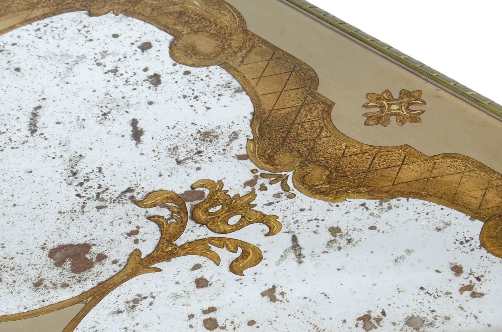 Early 20th Century Neoclassical Lyre Side Table With Acid Etched Glass Top And Accents By Maison Jansen, France photo 13500.0