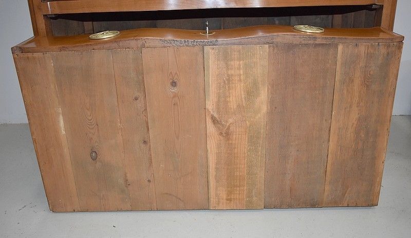 Furniture Louis XV Crossbow Chest In Cherry Blond 18th photo