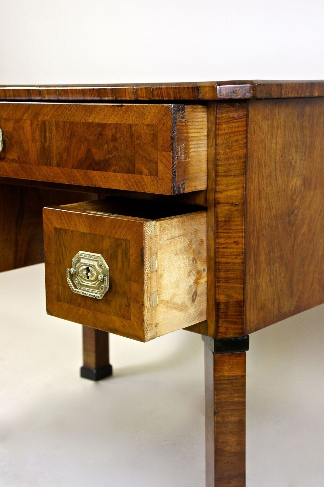 photo for sale 19th Century Biedermeier Writing Desk, Nutwood, Austria Circa 1830