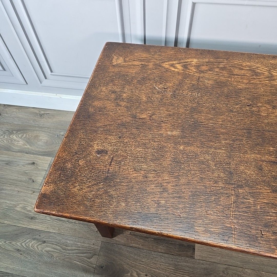 Antique Wooden Table  Occasional Coffee Side Arts And Crafts Vintage Style photo Furniture
