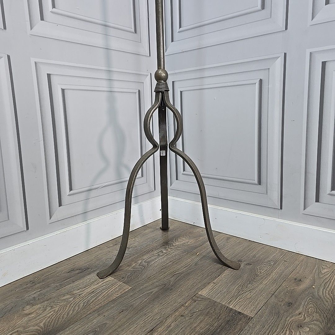 Vintage Standard Lamp Industrial Iron Metal Floor Light Tripod For Rewiring photo furniture