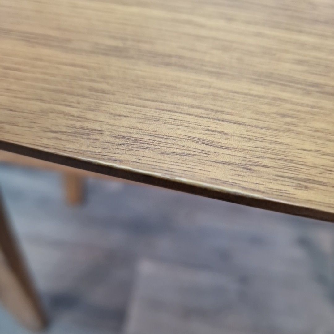 photo buy Retro Side Coffee Table – Simple Utility Design – Mid Century Vintage Wooden Mcm