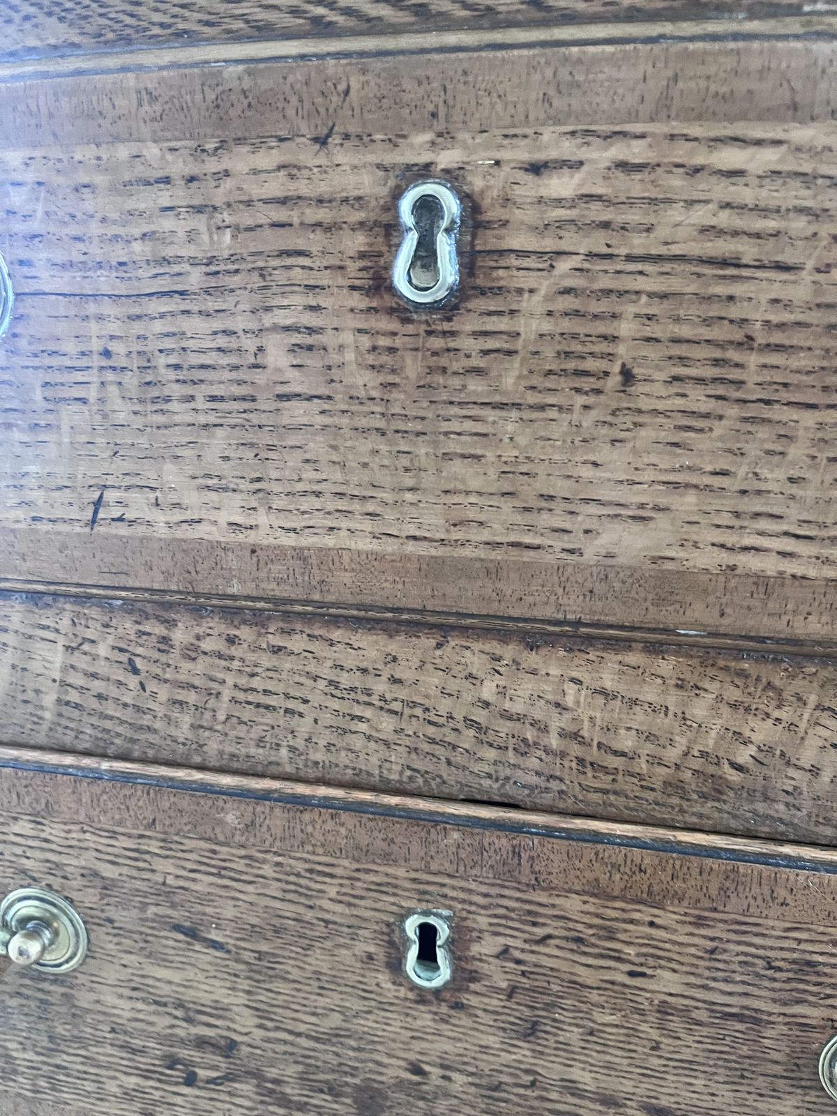 photo vinterior Antique Oak Lancashire Mule Chest Sideboard C1790
