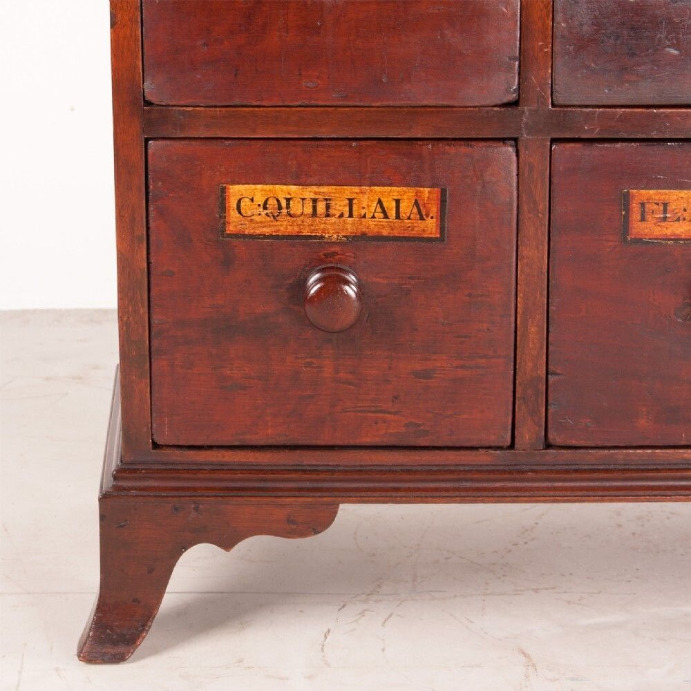 Chemist's Apothecary Chest Of Drawers photo vintage