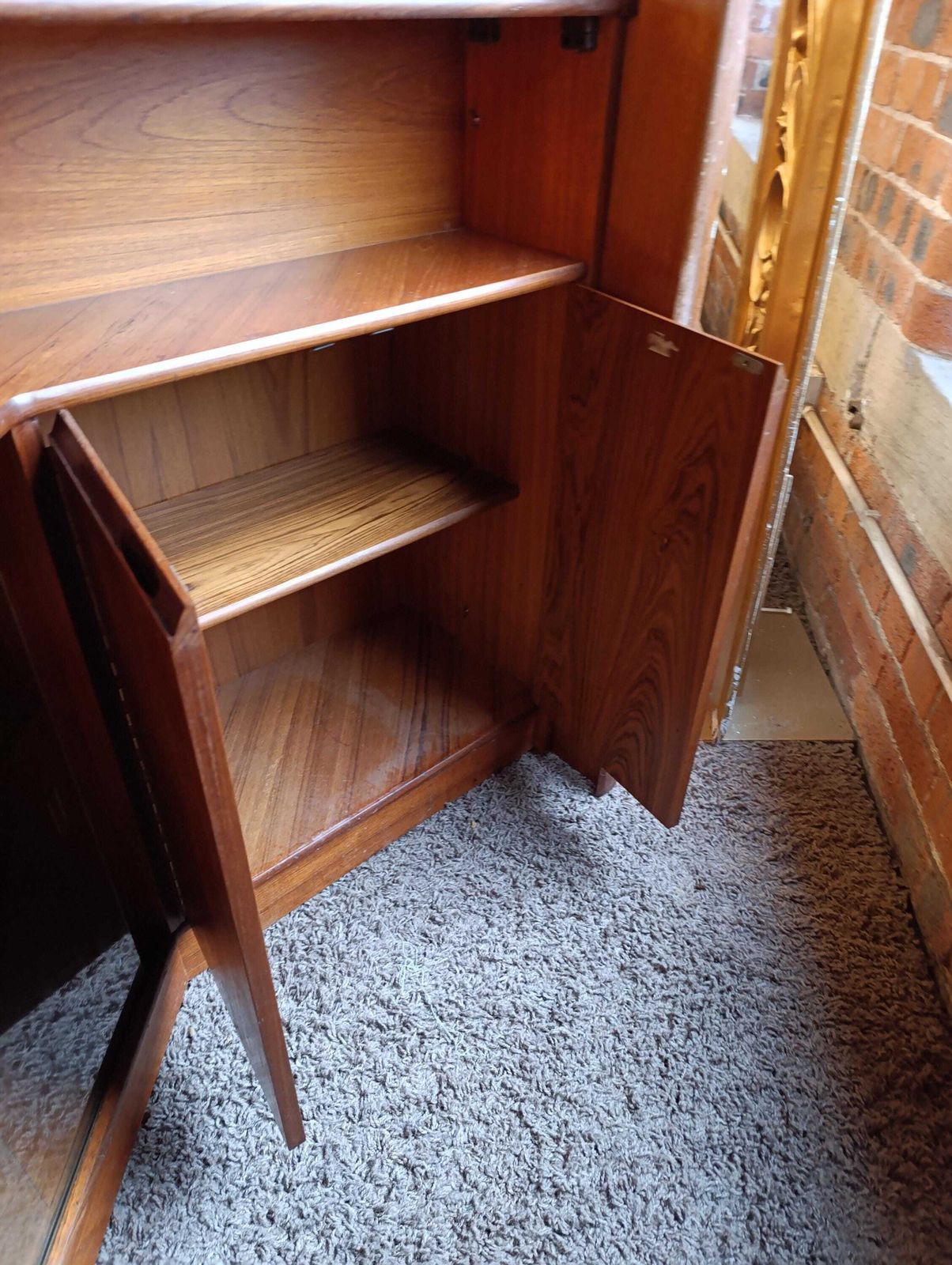 photo for sale Mid Century Teak Bar / Cocktail Cabinet By Turnidge Of London